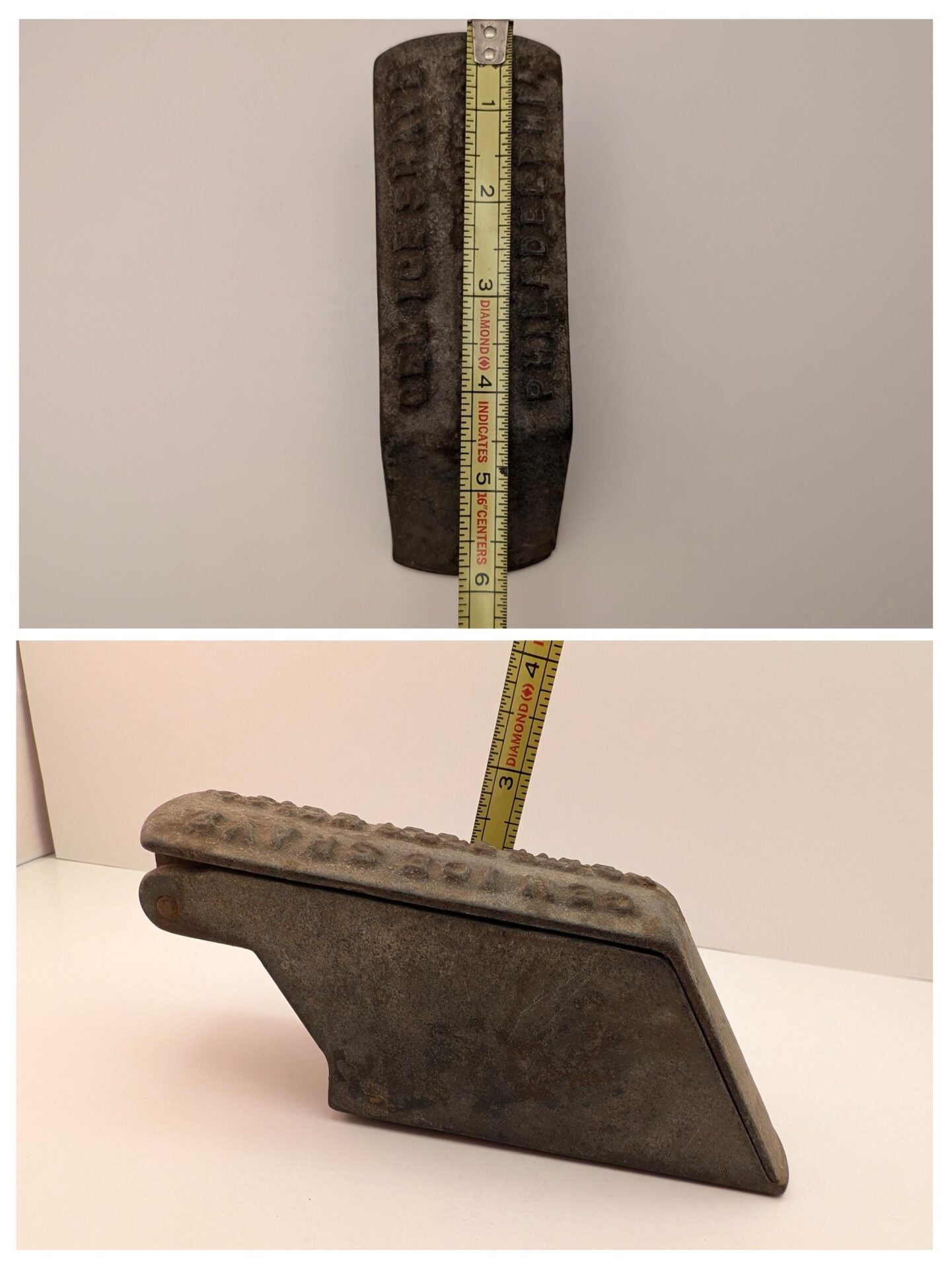 Vintage Gem Ice Shaver North Bros Mfg Co Philadelphia - Cast Iron 1930s Ice Scraper Snow Cone Tool image 9