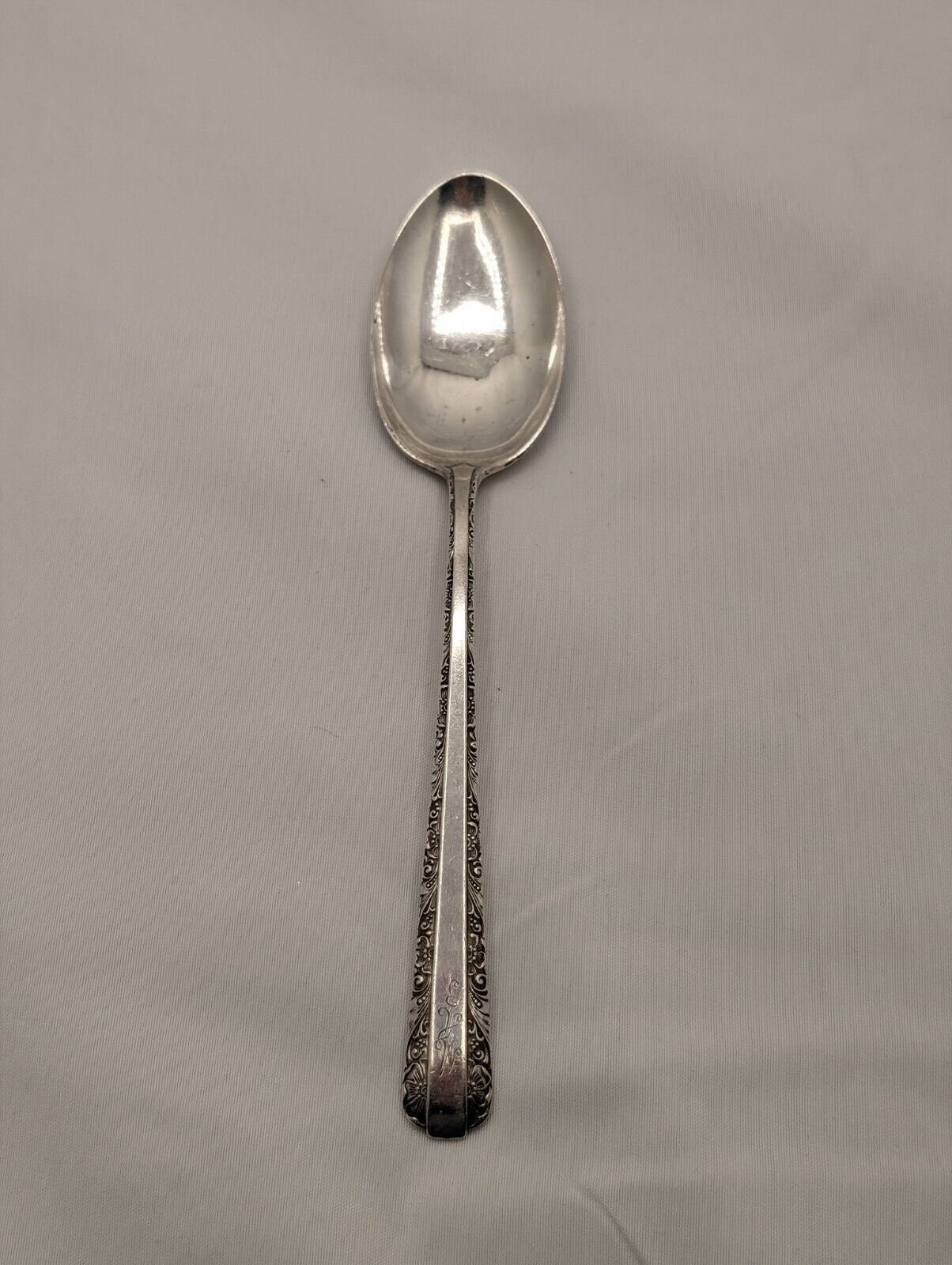 Vintage Towle Candlelight 1934 Sterling Silver Teaspoon 6" Monogrammed- 25g Antique Collectible Utensil image 0