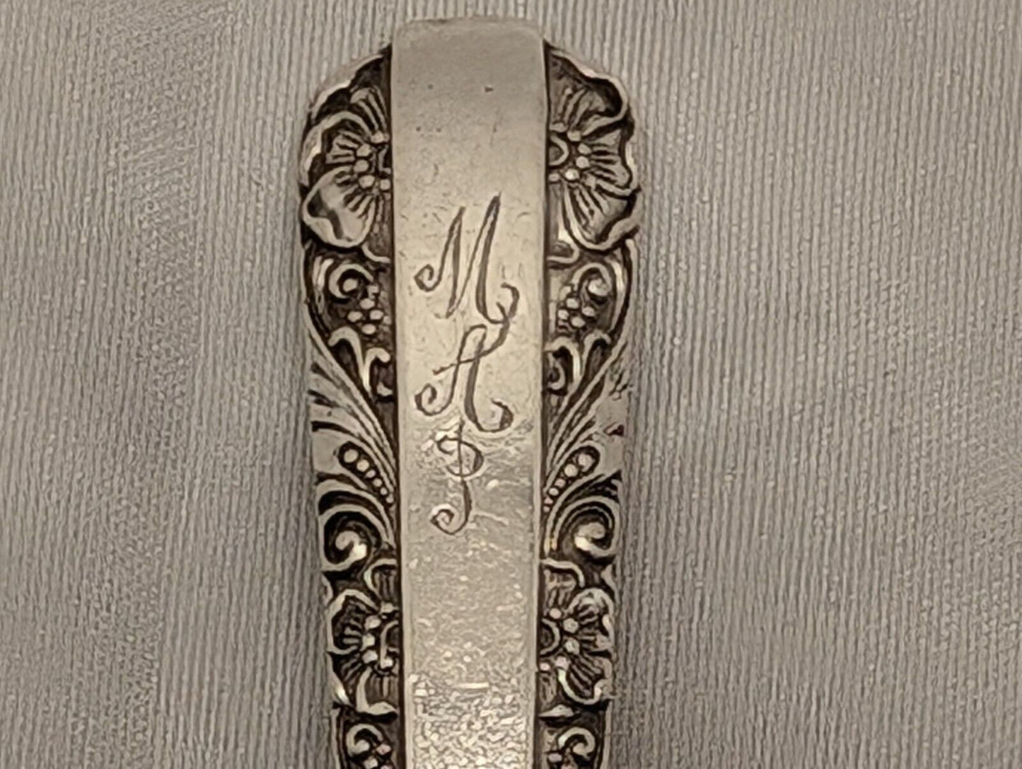 Vintage Towle Candlelight 1934 Sterling Silver Teaspoon 6" Monogrammed- 25g Antique Collectible Utensil image 7