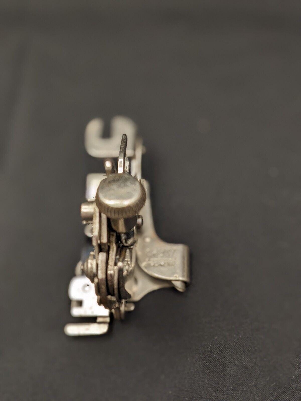 Vintage Greist Rotary 5 Stitch Ruffler Top Clamp Sewing Machine Attachment for a White Rotary - Working - See Measurements image 2