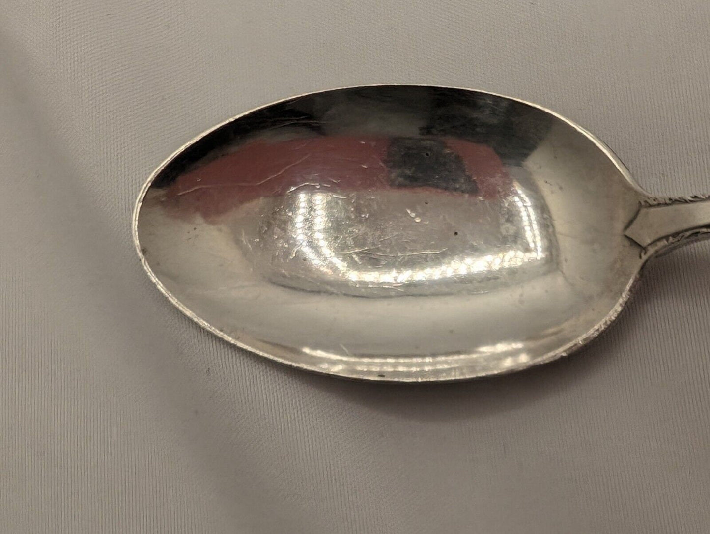 Vintage Towle Candlelight 1934 Sterling Silver Teaspoon 6" Monogrammed- 25g Antique Collectible Utensil image 3