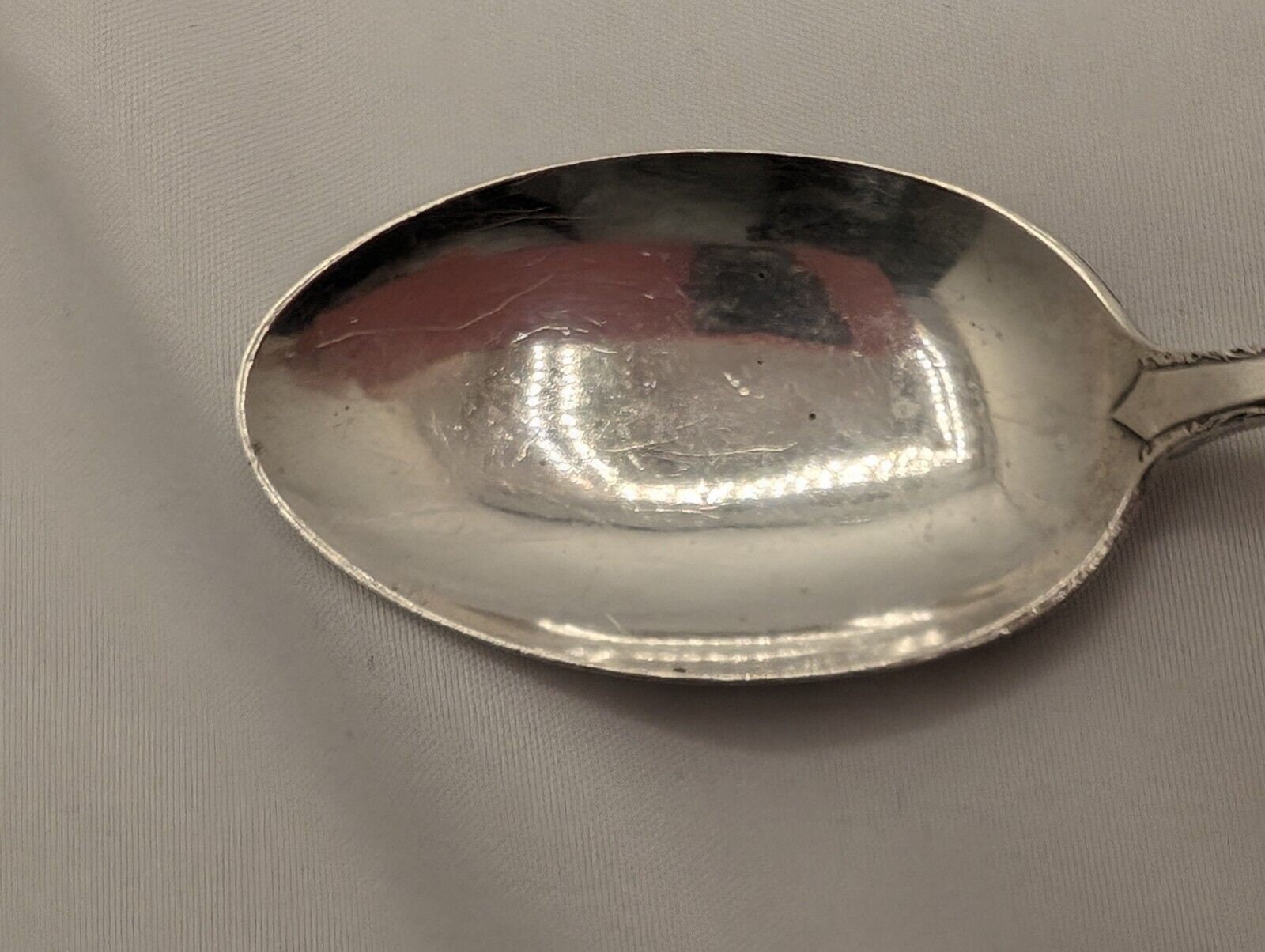 Vintage Towle Candlelight 1934 Sterling Silver Teaspoon 6" Monogrammed- 25g Antique Collectible Utensil image 3